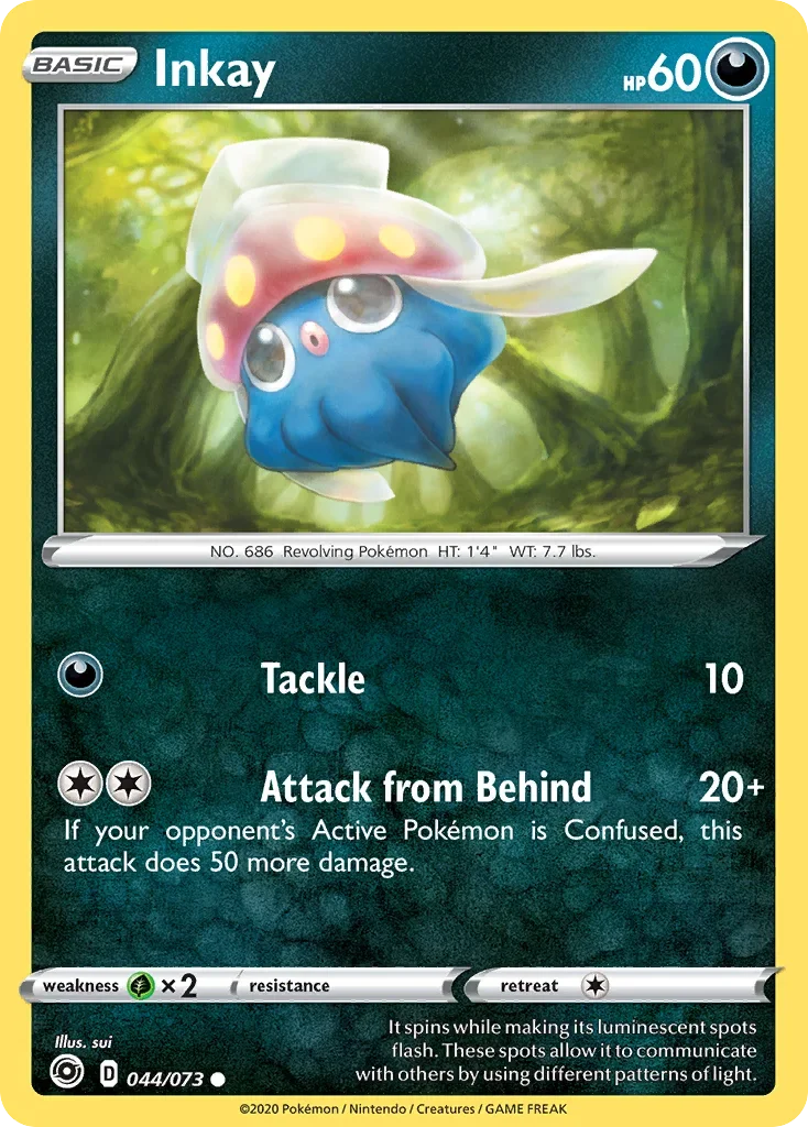 44/73 from Champion's Path Common Pokemon Card