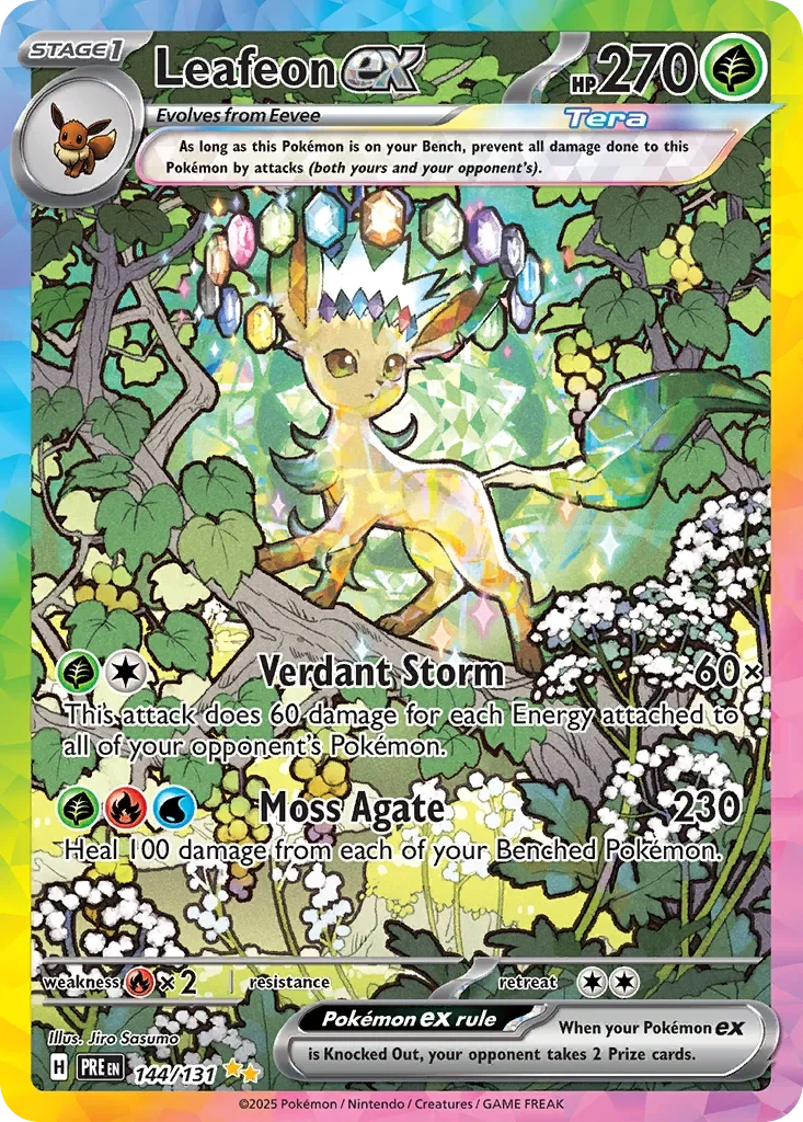 144/131 from Prismatic Evolutions Card List Special Illustration Rare Pokemon Card