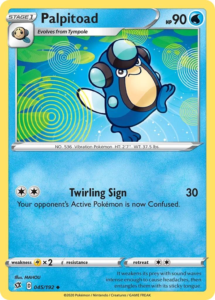 045/192 from Rebel Clash Uncommon Pokemon Card
