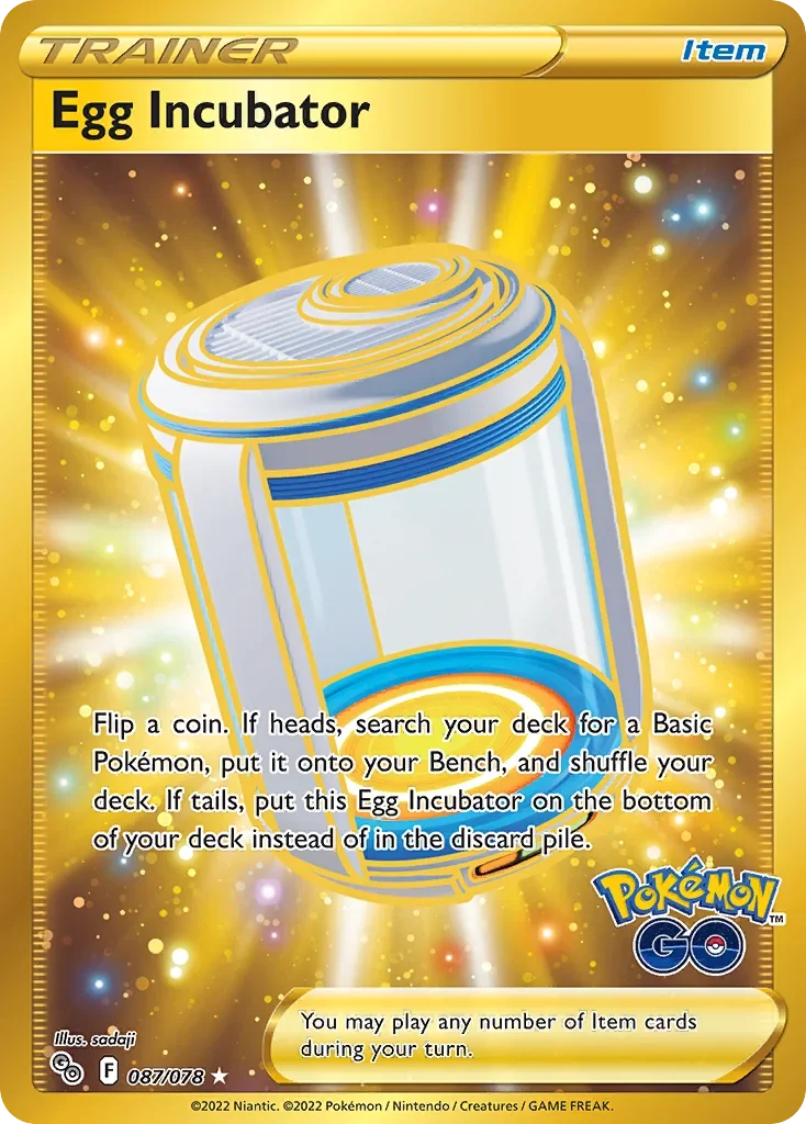 087/078 from Pokemon GO Gold Secret Rare Trainer Card