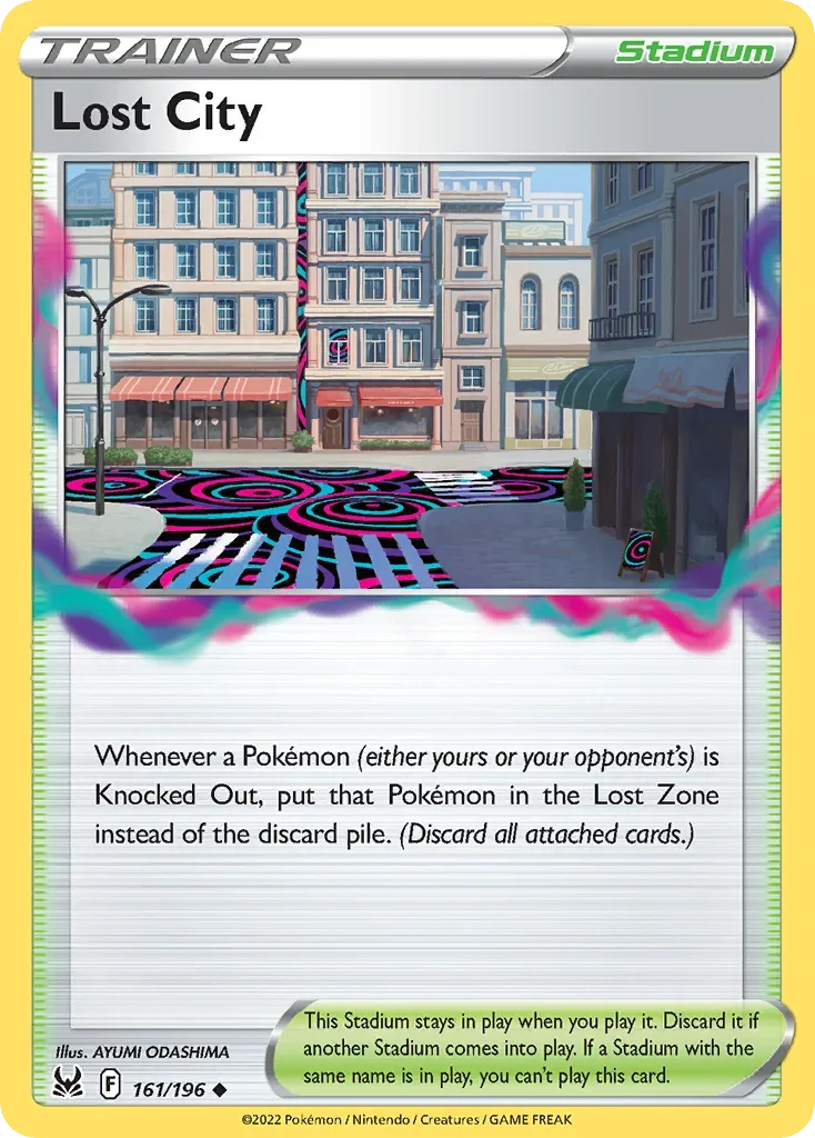 161/196 from Lost Origin Uncommon Pokemon Card