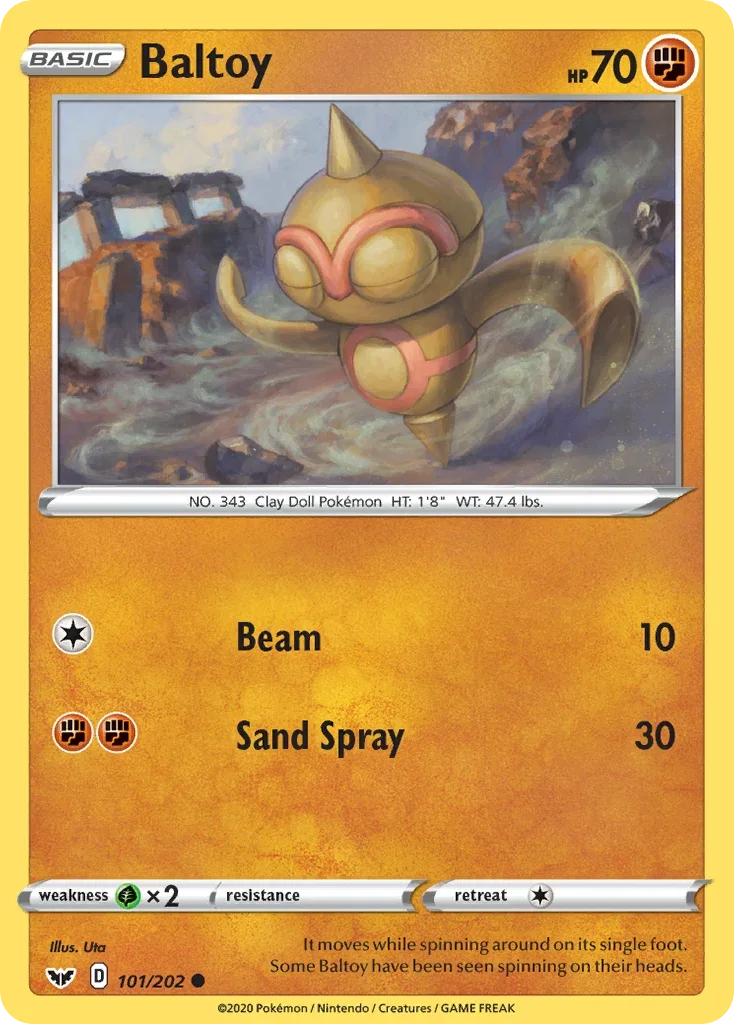 101/202 from Sword & Shield Common Pokemon Card