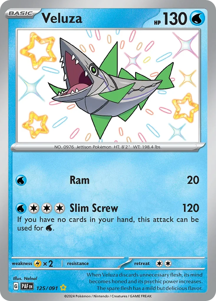 125/091 from Paldean Fates Shiny Rare Pokemon Card