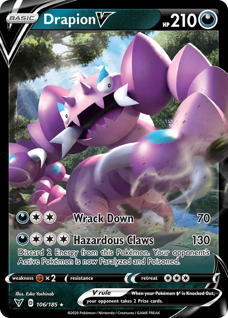 106/185 from Vivid Voltage Ultra Rare Pokemon Card