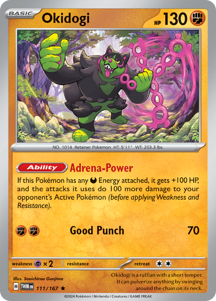 111/167 from Twilight Masquerade Rare Pokemon Card