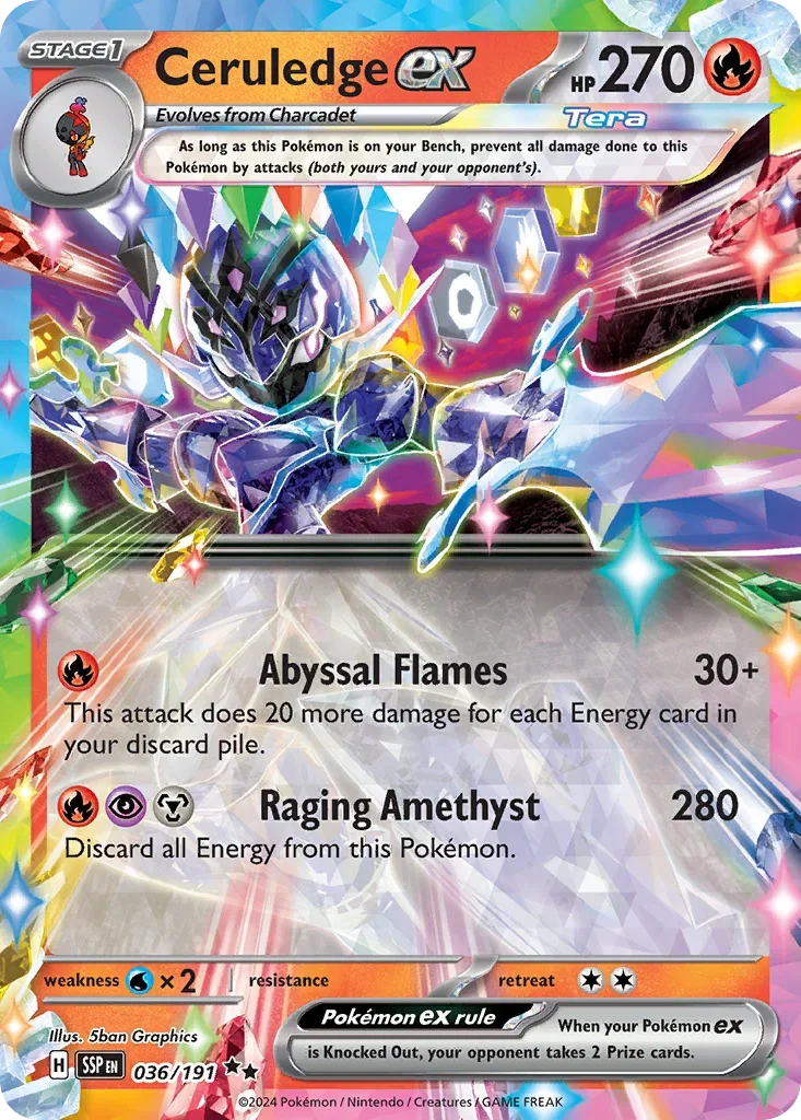 036/191 from Surging Sparks Card List Double Rare Pokemon Card