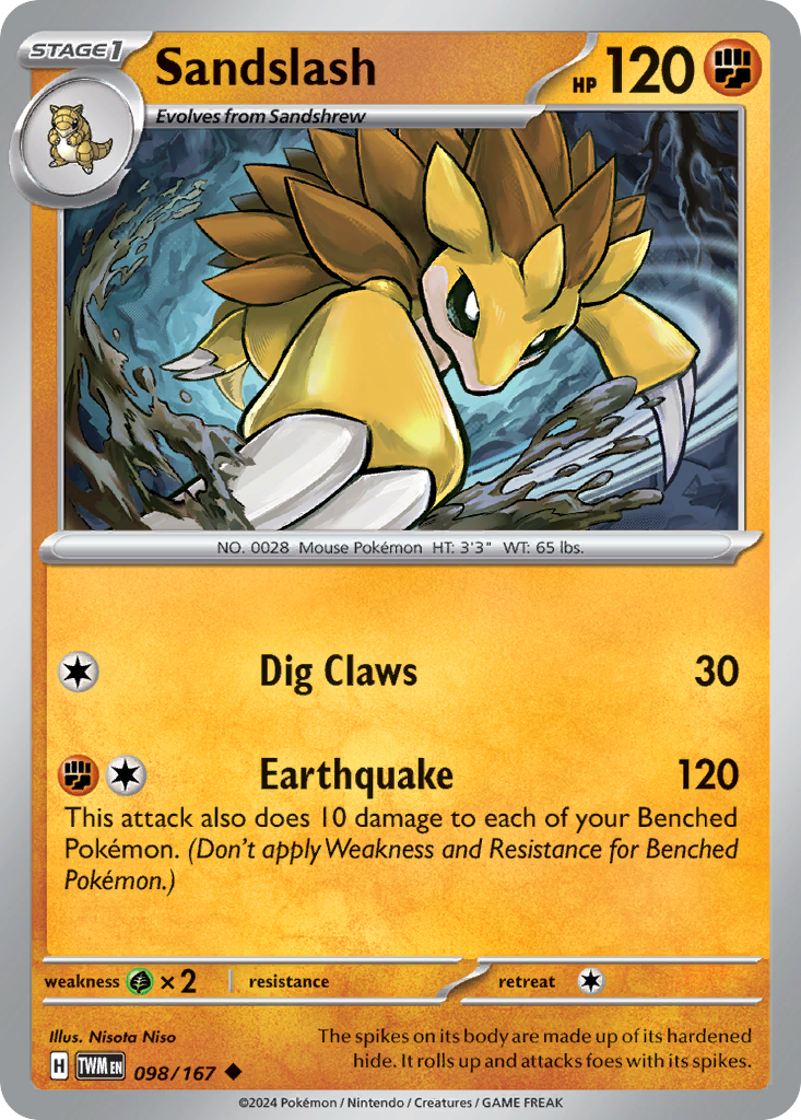 098/167 from Twilight Masquerade Uncommon Pokemon Card