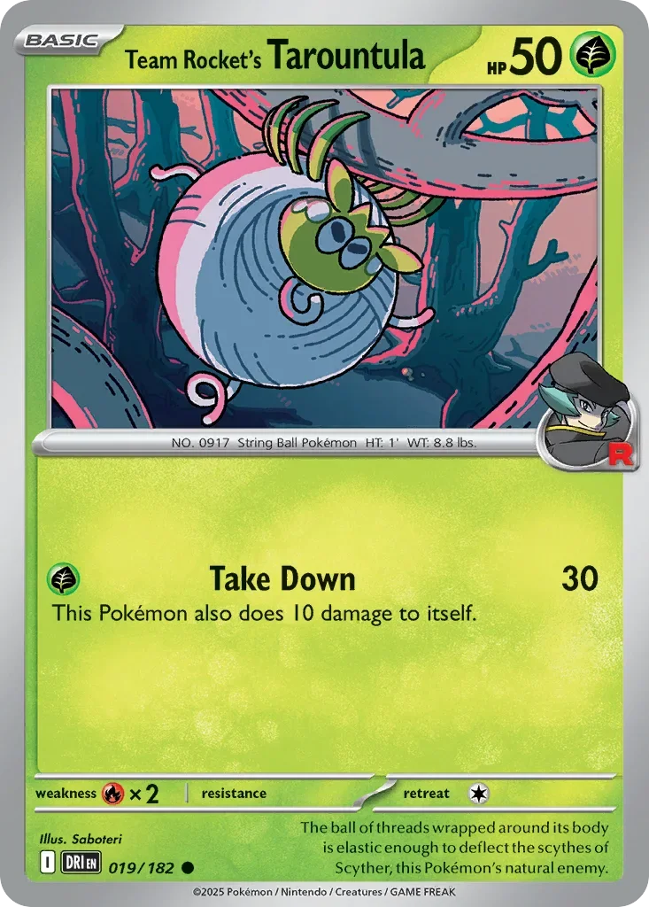 019/182 from Destined Rivals Common Pokemon Card