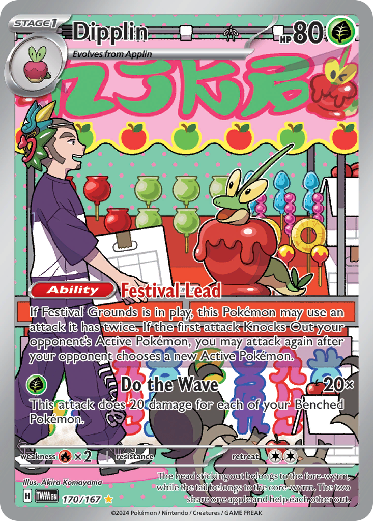 170/167 from Twilight Masquerade Illustration Rare Pokemon Card