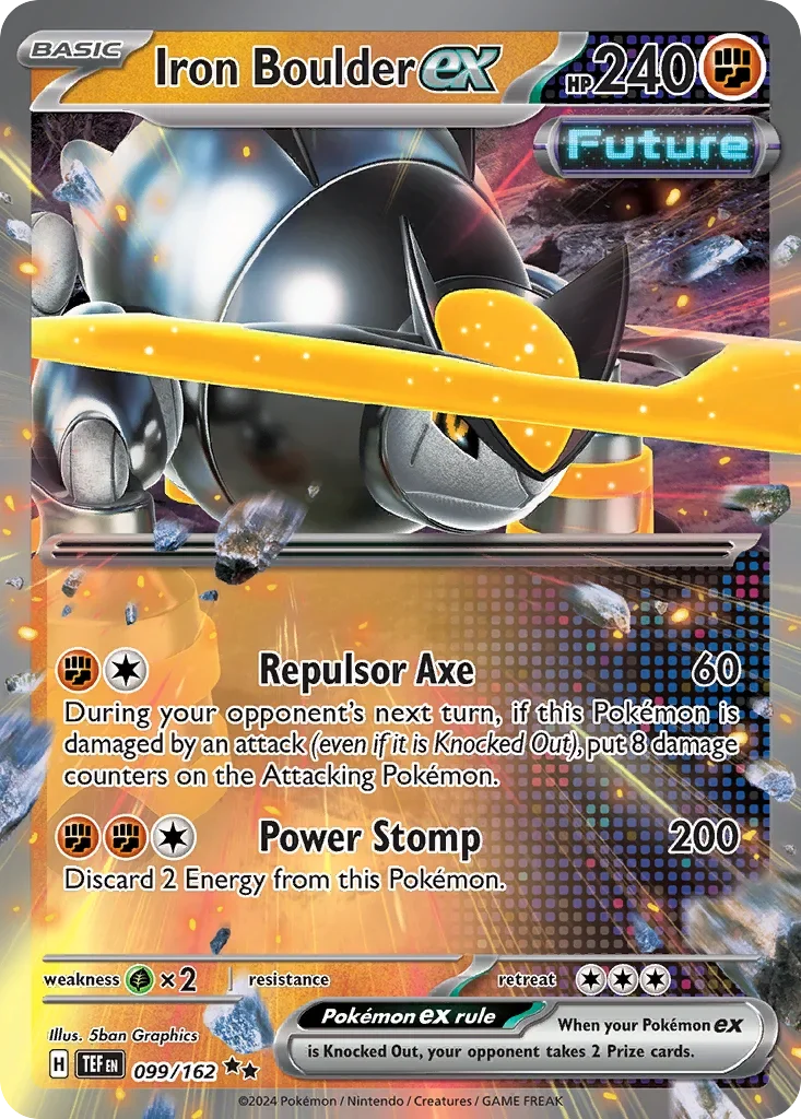 099/162 from Temporal Forces Double Rare Pokemon Card