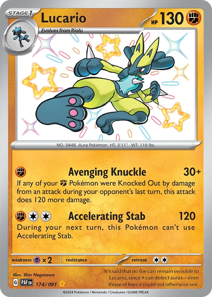 174/091 from Paldean Fates Shiny Rare Pokemon Card