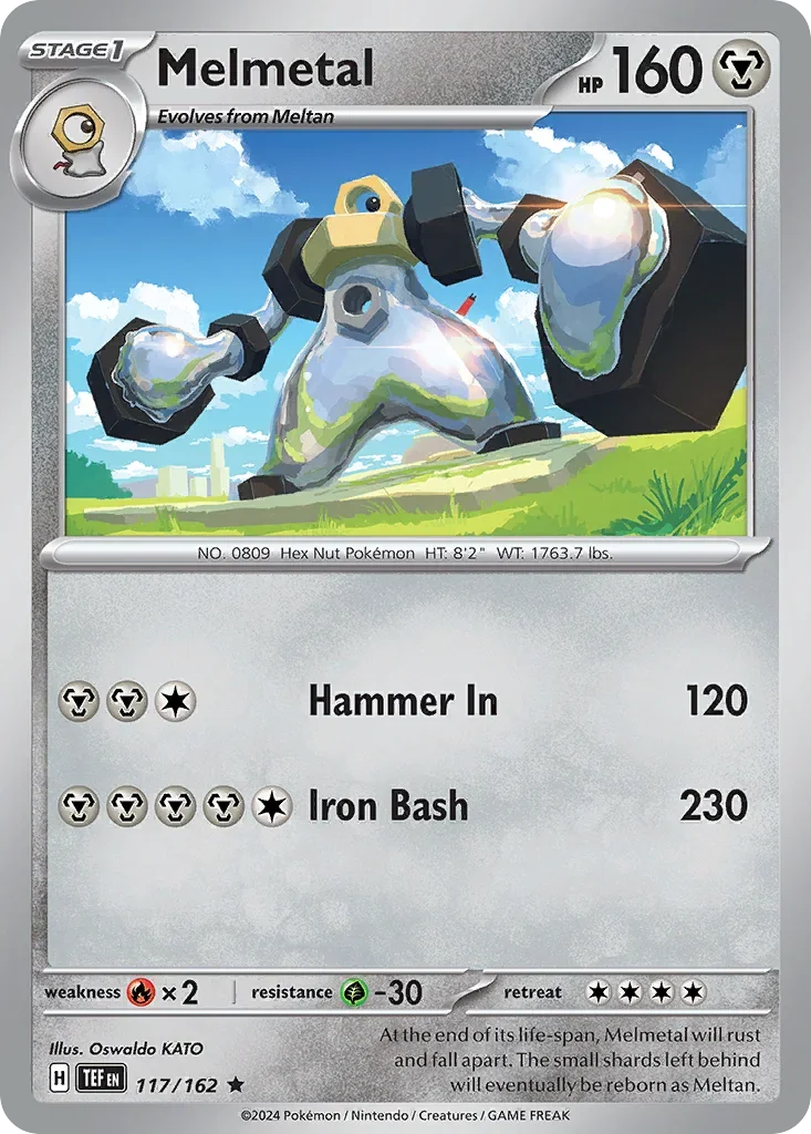 117/162 from Temporal Forces Rare Pokemon Card