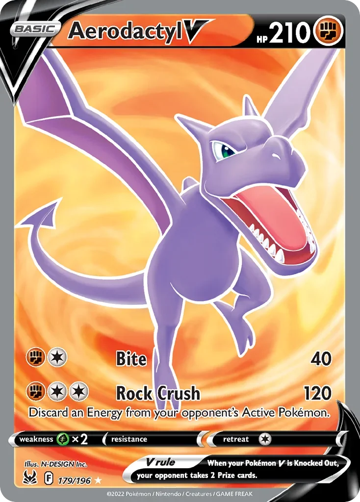 179/196 from Lost Origin Ultra Rare Pokemon Card