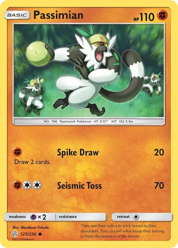 125/236 Passimian Common Pokemon Card