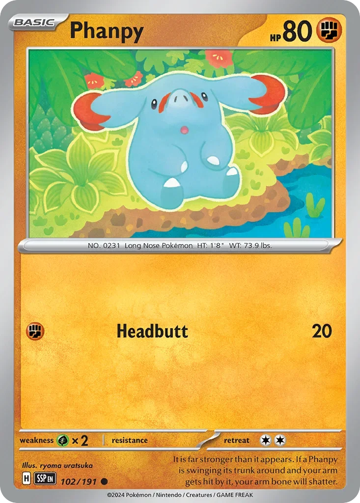 102/191 from Surging Sparks Card List Common Pokemon Card