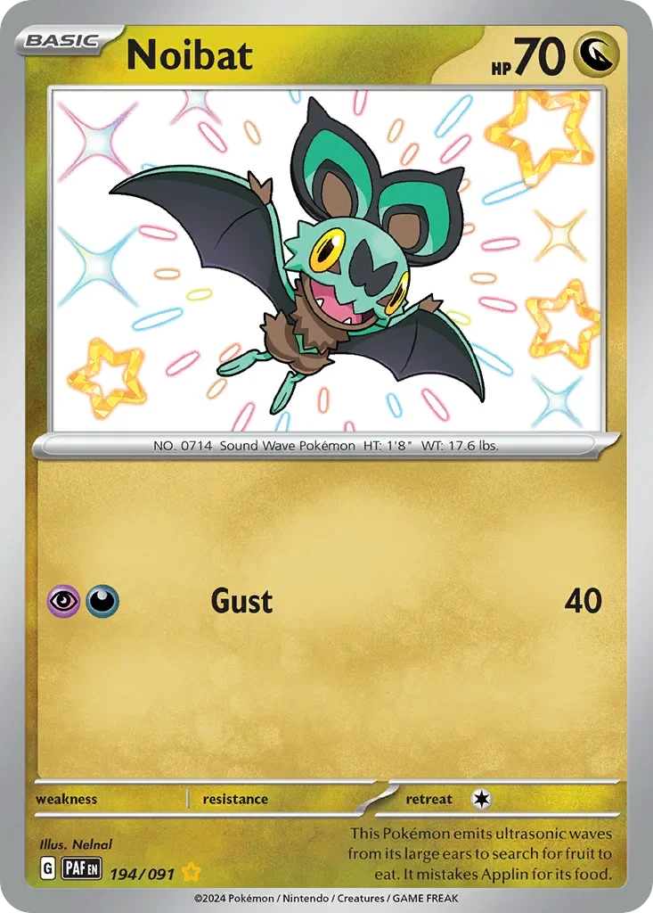 194/091 from Paldean Fates Shiny Rare Pokemon Card