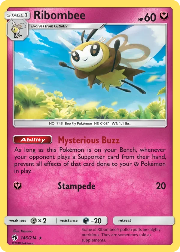 146/214 from Lost Thunder Rare Pokemon Card