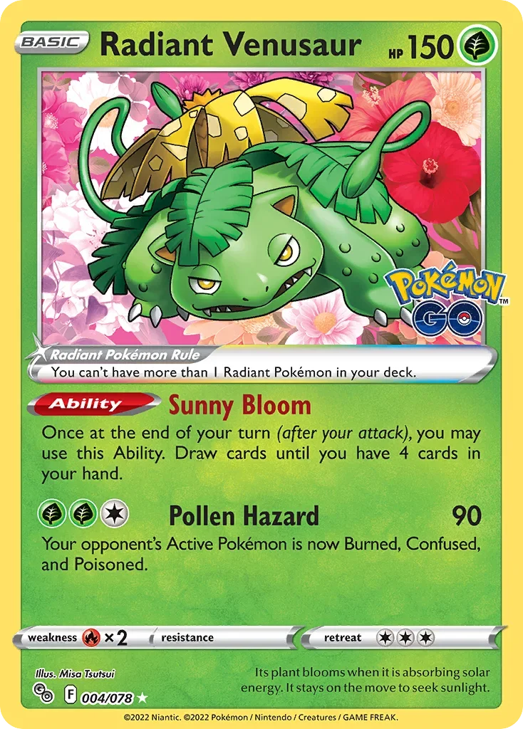 004/078 from Pokemon GO Radiant Rare Pokemon Card