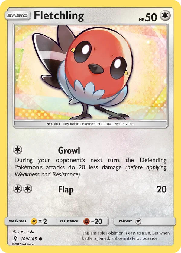 109/145 from Guardians Rising Common Pokemon Card