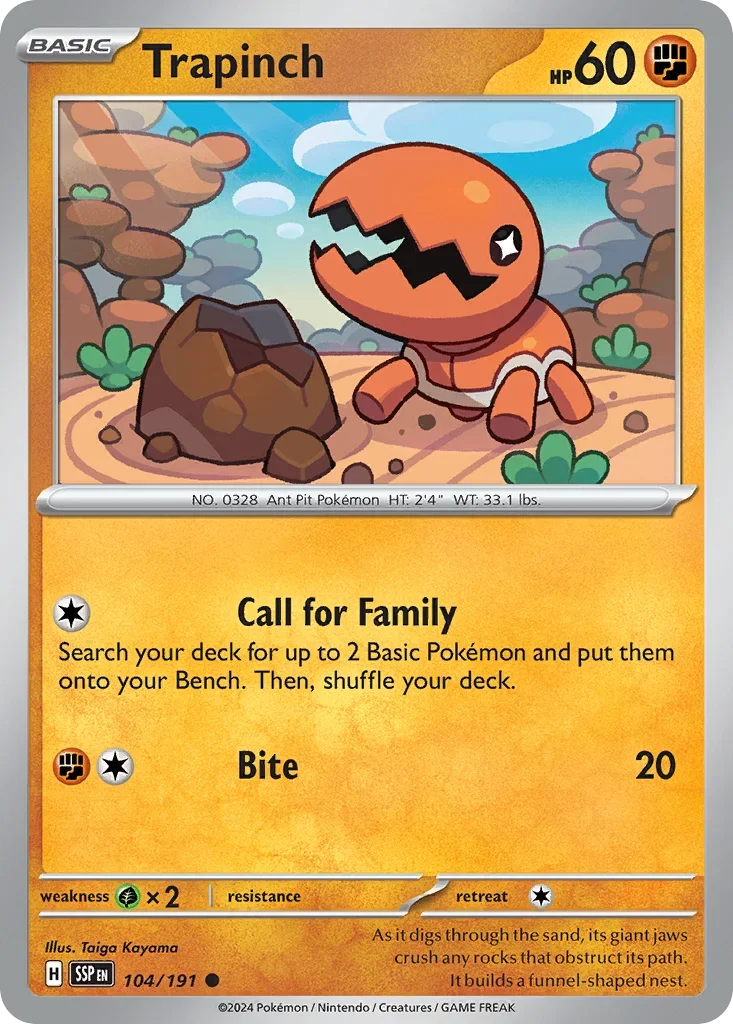 104/191 from Surging Sparks Card List Common Pokemon Card