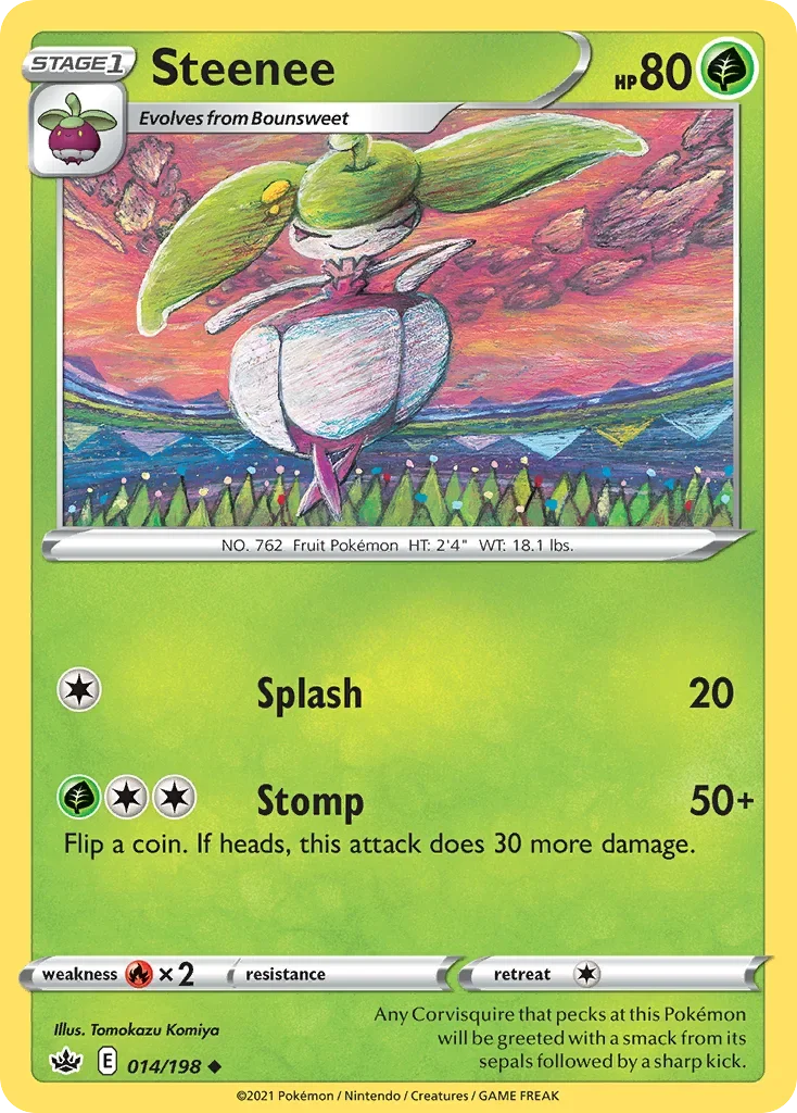 014/198 from Chilling Reign Uncommon Pokemon Card