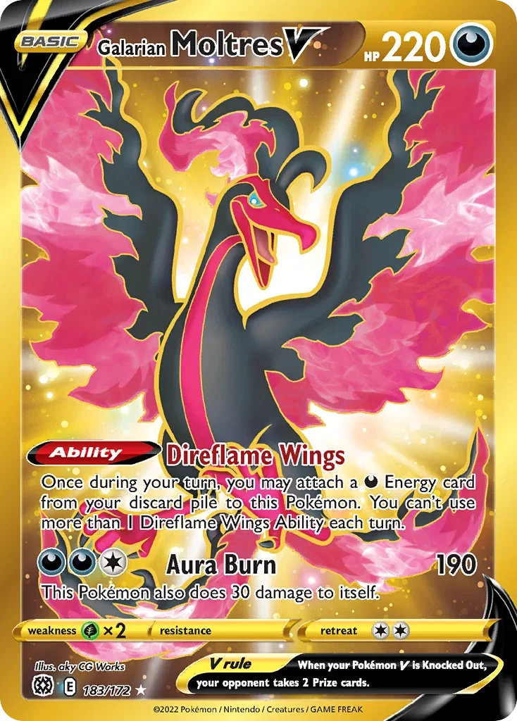183/172 from Brilliant Stars Gold Secret Rare Pokemon Card