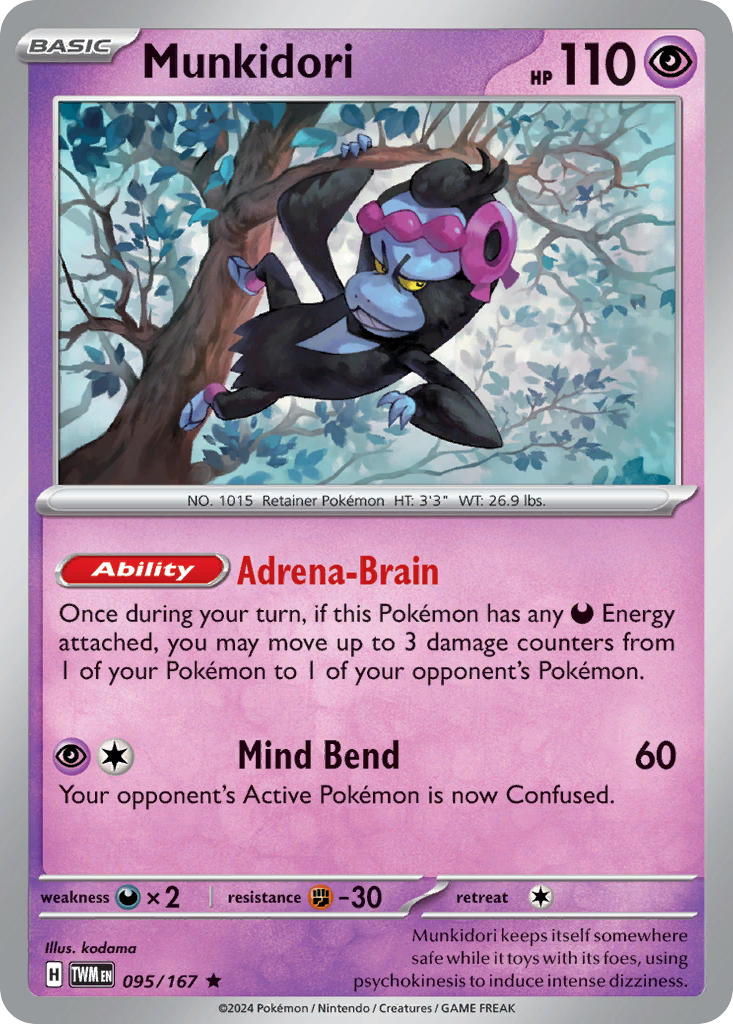 095/167 from Twilight Masquerade Rare Pokemon Card