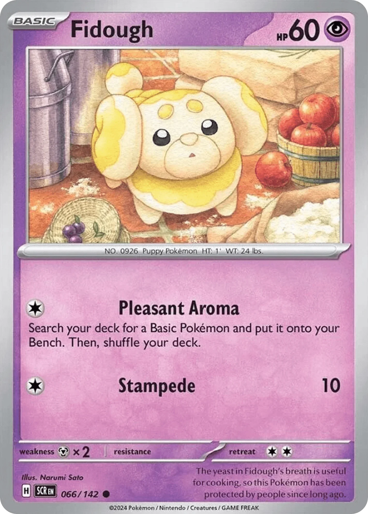 066/142 from Stellar Crown Card List Common Pokemon Card