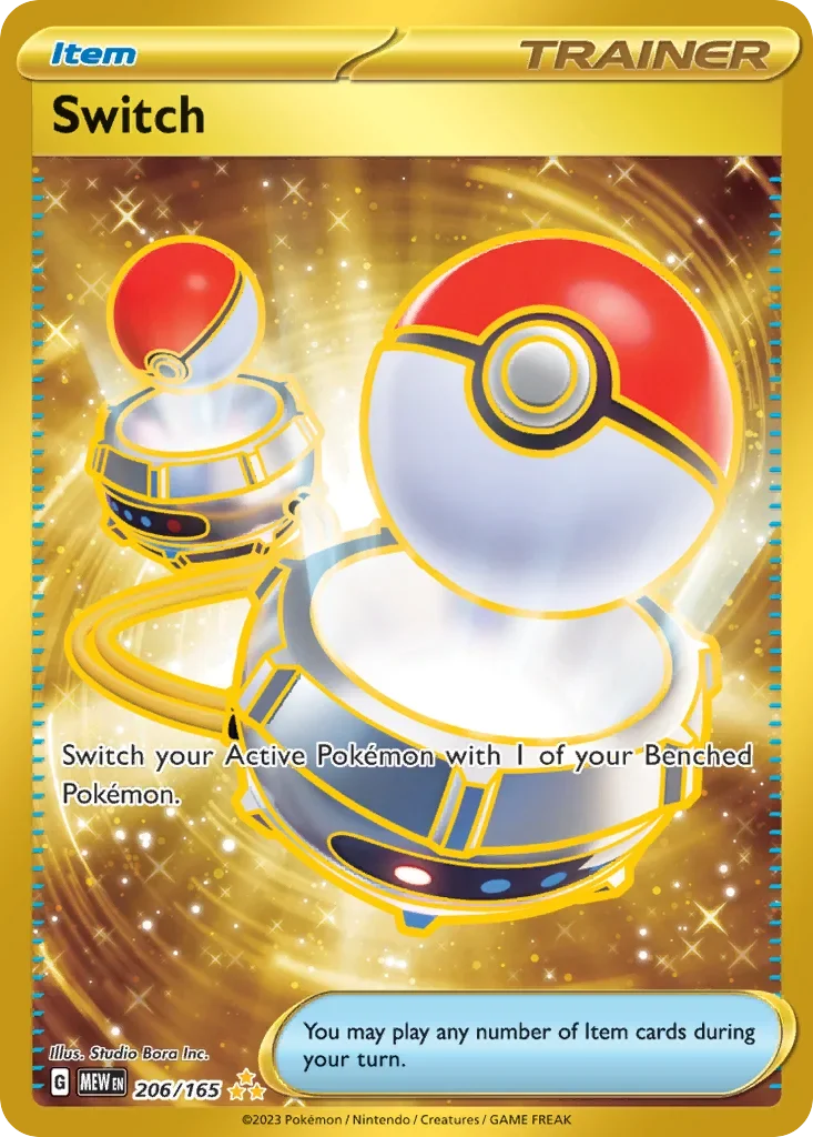 206/165 from 151 Hyper Rare Pokemon Card