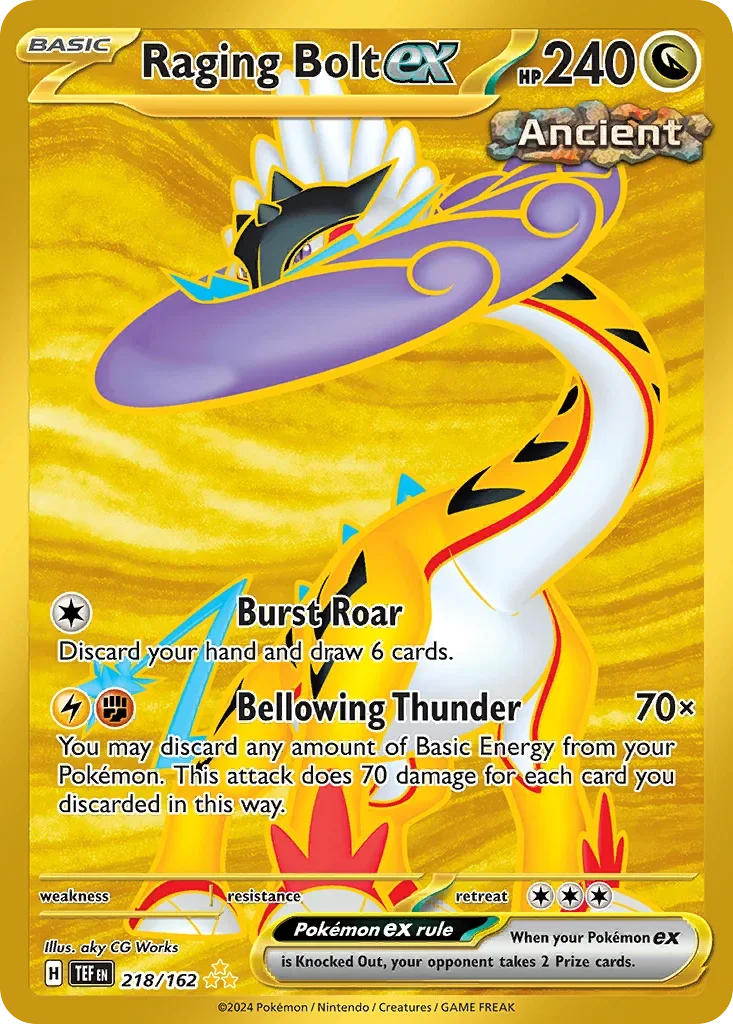 218/162 from Temporal Forces Hyper Rare Pokemon Card