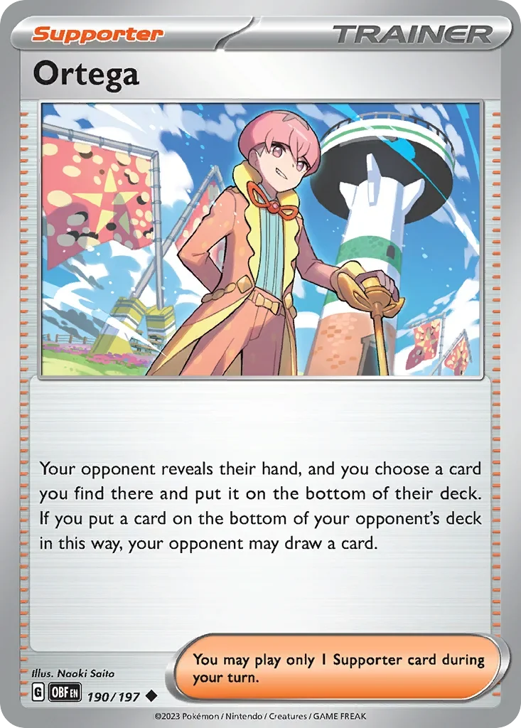 190/197 from Obsidian Flames Uncommon Pokemon Card