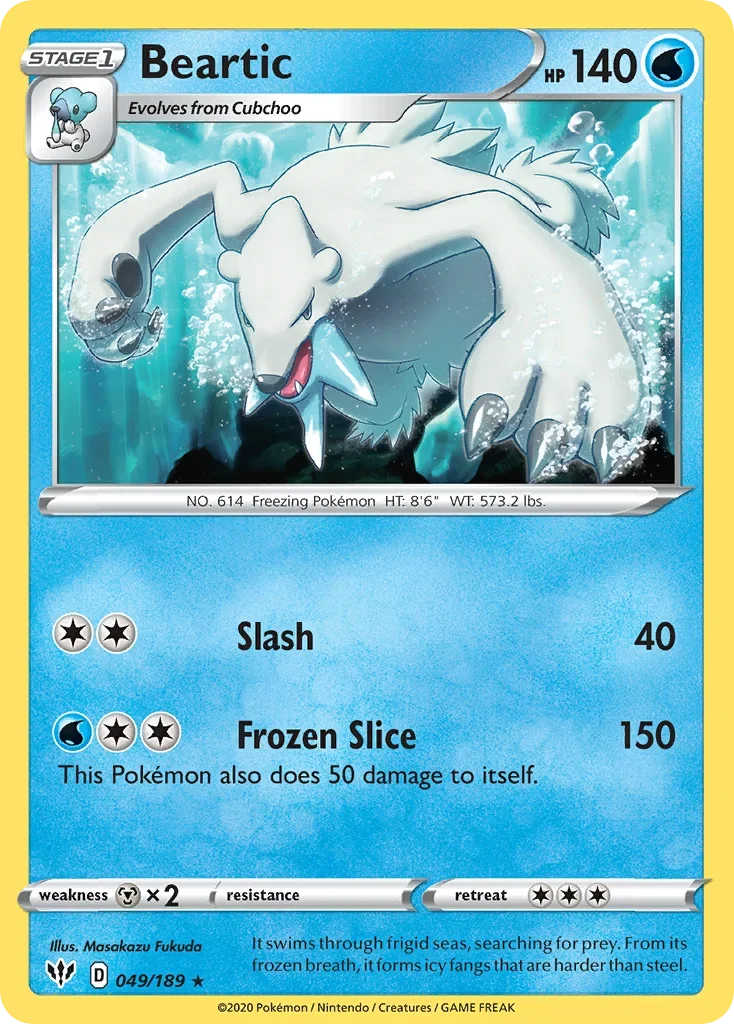 049/189 from Darkness Ablaze Rare Pokemon Card