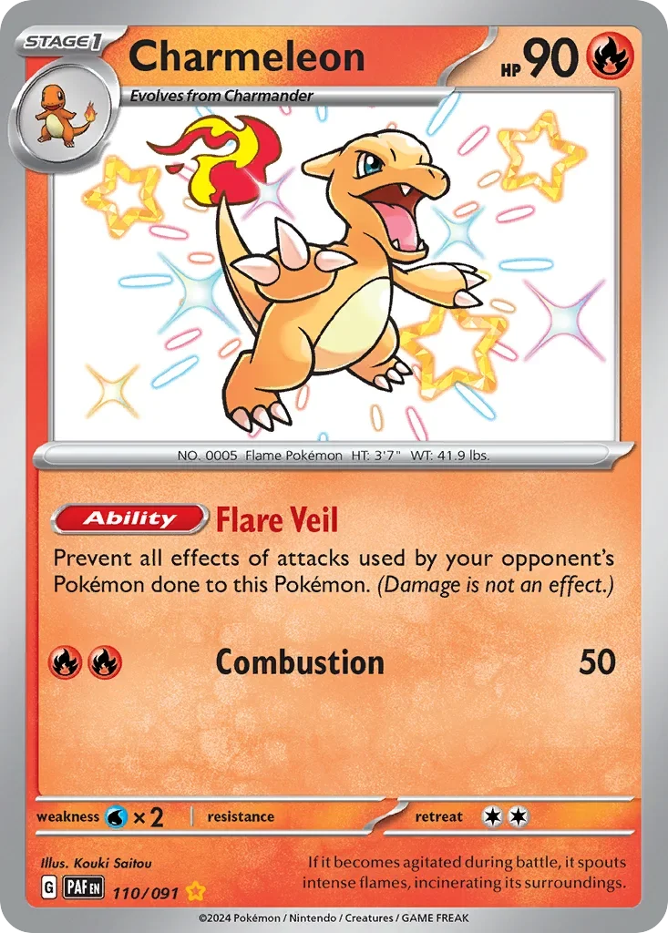110/091 from Paldean Fates Shiny Rare Pokemon Card