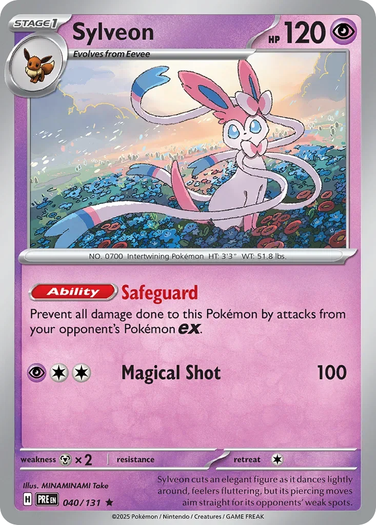 040/131 from Prismatic Evolutions Card List Rare Pokemon Card