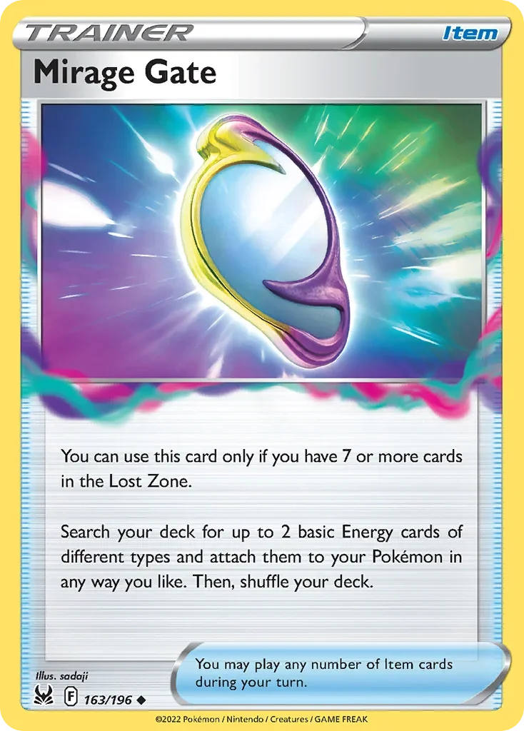 163/196 from Lost Origin Uncommon Pokemon Card
