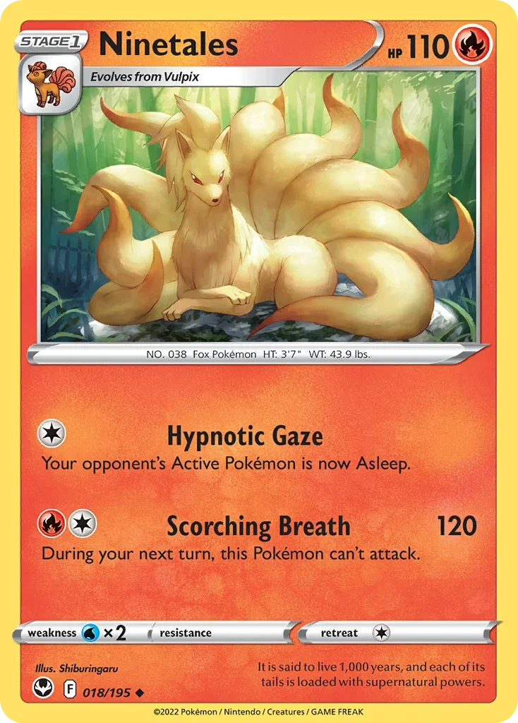 018/195 from Silver Tempest Uncommon Pokemon Card