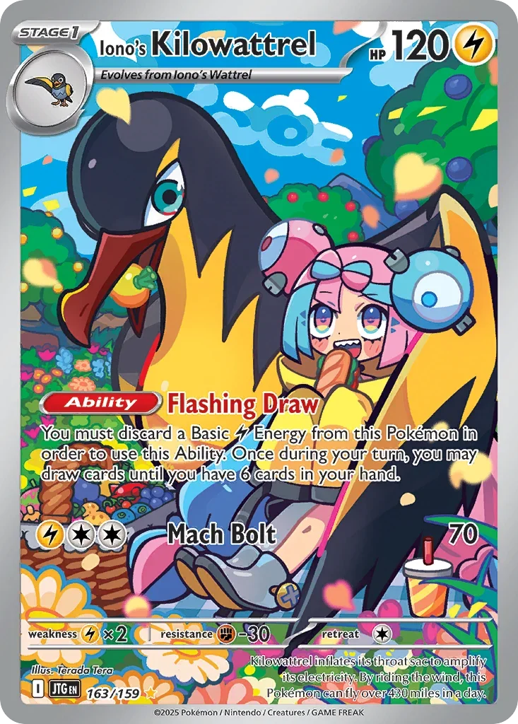163/159 from Journey Together Illustration Rare Pokemon Card