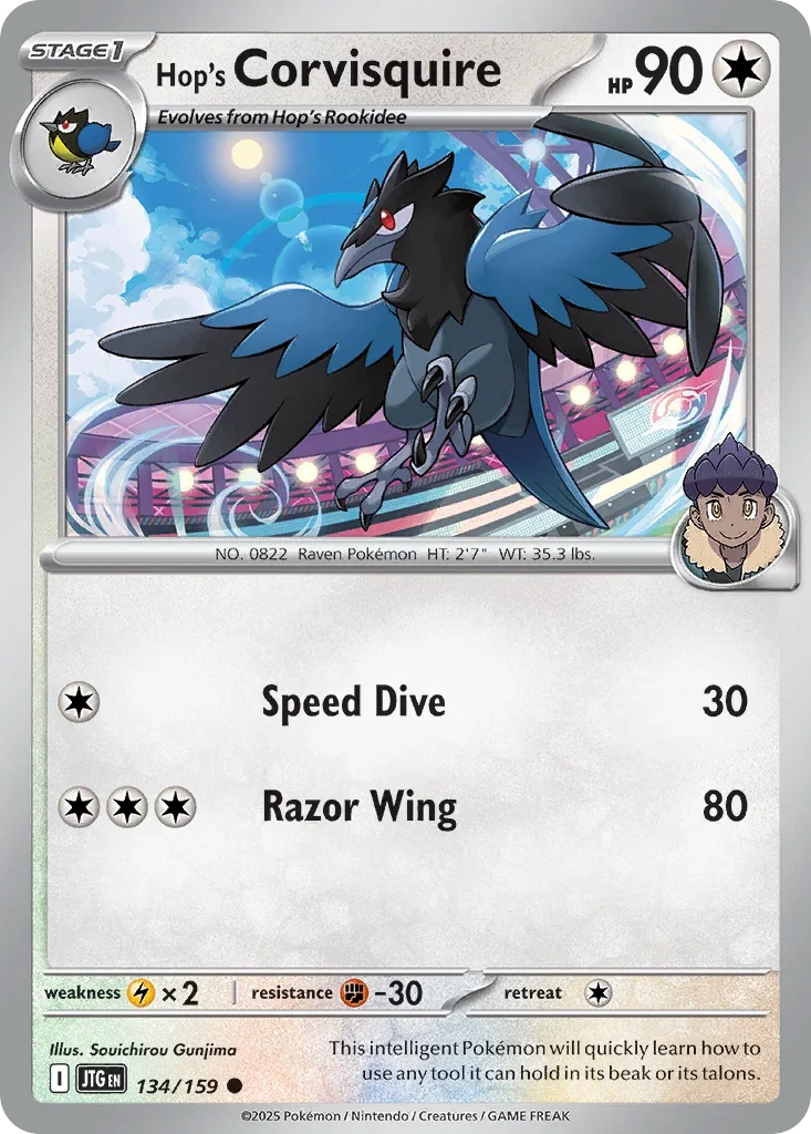 134/159 from Journey Together Common Pokemon Card