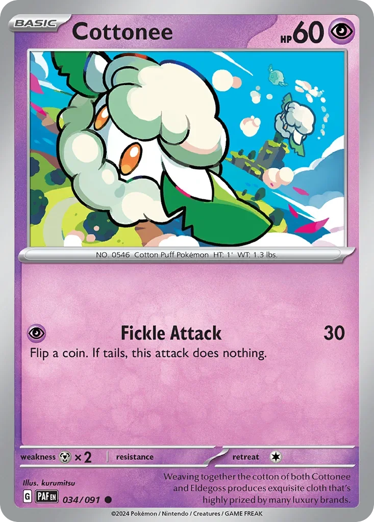 034/091 from Paldean Fates Common Pokemon Card