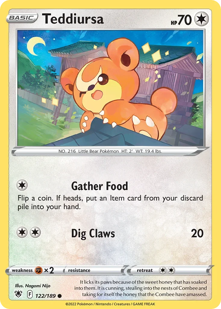 122/189 from Astral Radiance Common Pokemon Card
