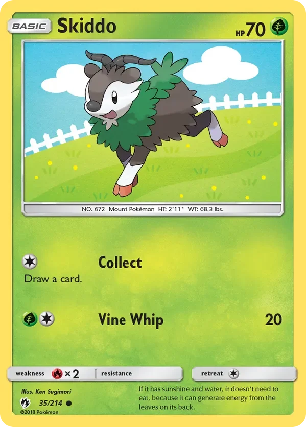 35/214 from Lost Thunder Common Pokemon Card