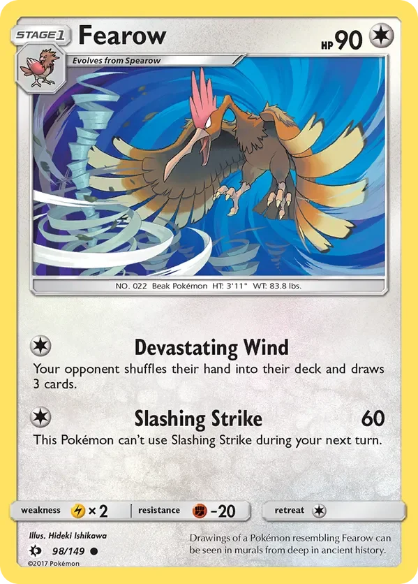 98/149 from Sun & Moon Base Common Pokemon Card