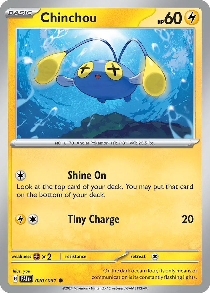020/091 from Paldean Fates Common Pokemon Card