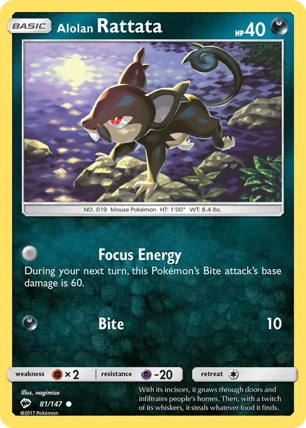 081/147 from Burning Shadows Common Pokemon Card