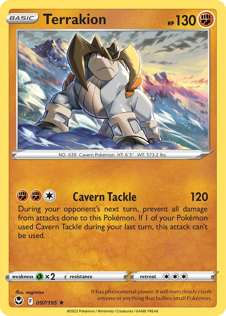 097/195 from Silver Tempest Holo Rare Pokemon Card