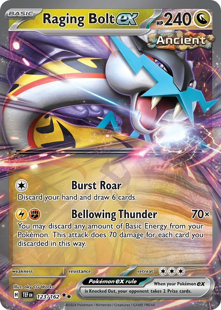 123/162 from Temporal Forces Double Rare Pokemon Card
