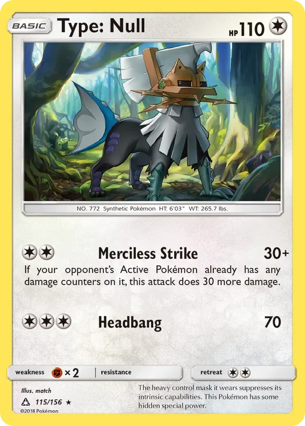 115/156 from Ultra Prism Rare Pokemon Card