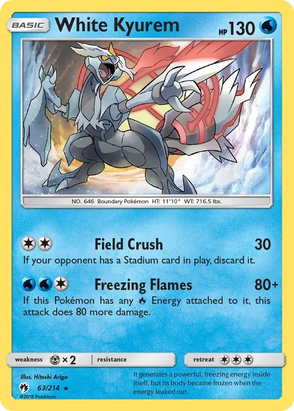 63/214 from Lost Thunder Holo Rare Pokemon Card