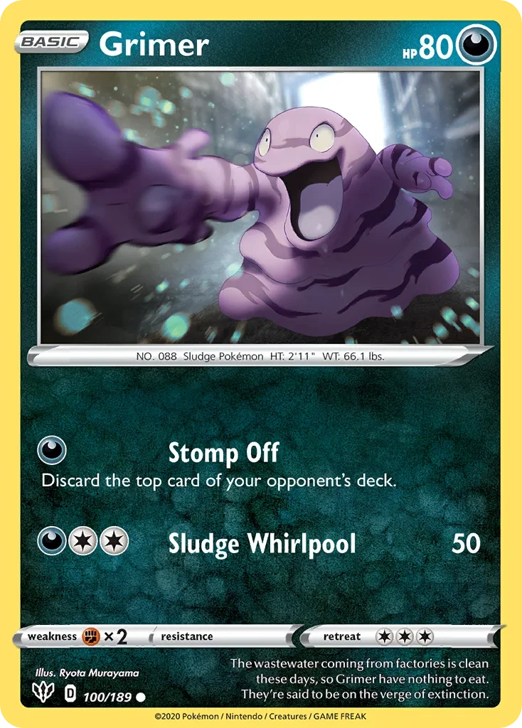 100/189 from Darkness Ablaze Common Pokemon Card