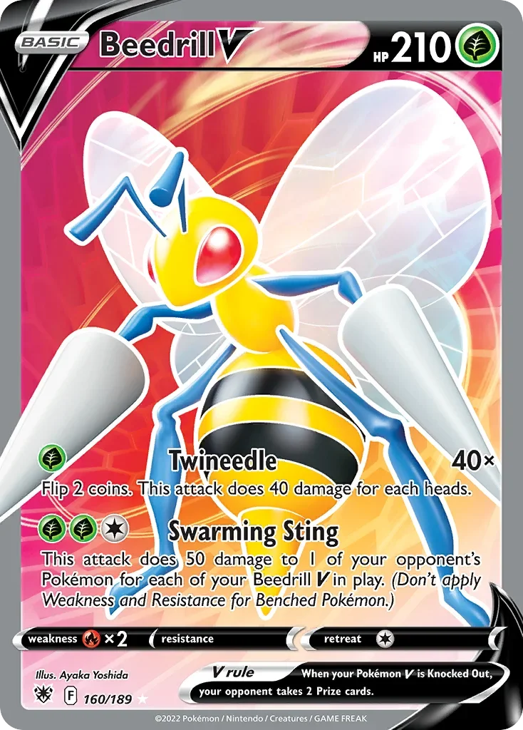 160/189 from Astral Radiance Full Art Pokemon Card